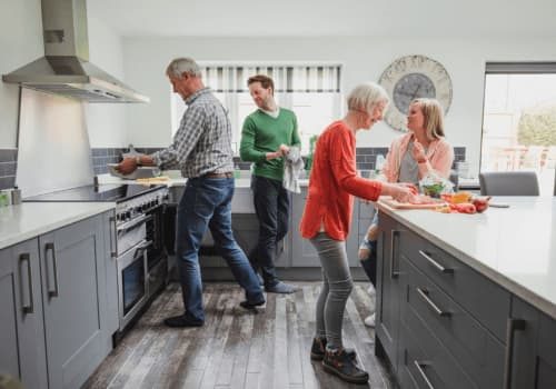 Family Preparing Food Together