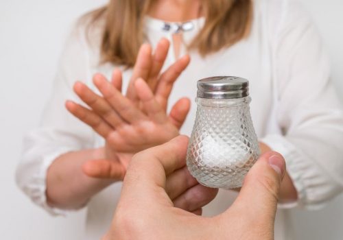 Woman Saying No To Salt